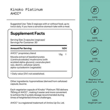 AHCC® - Kinoko® Platinum